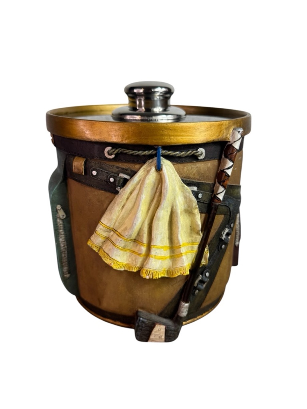 Golf Theme Resin Ice Bucket Father Gift Man Cave